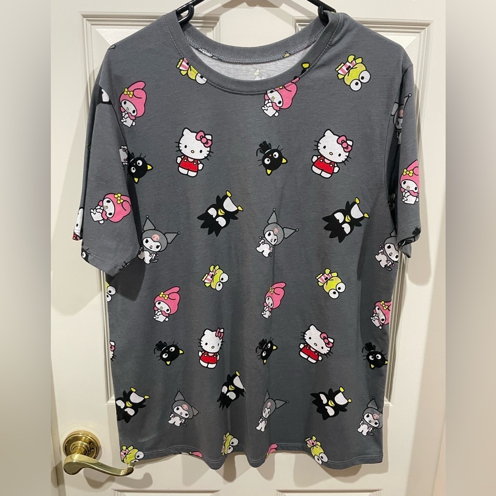 Sanrio Multicolor Hello Kitty Short Sleeve Tee